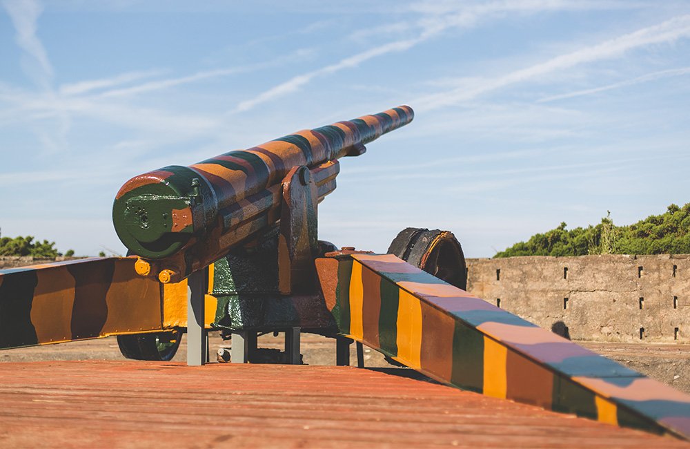Gun battery