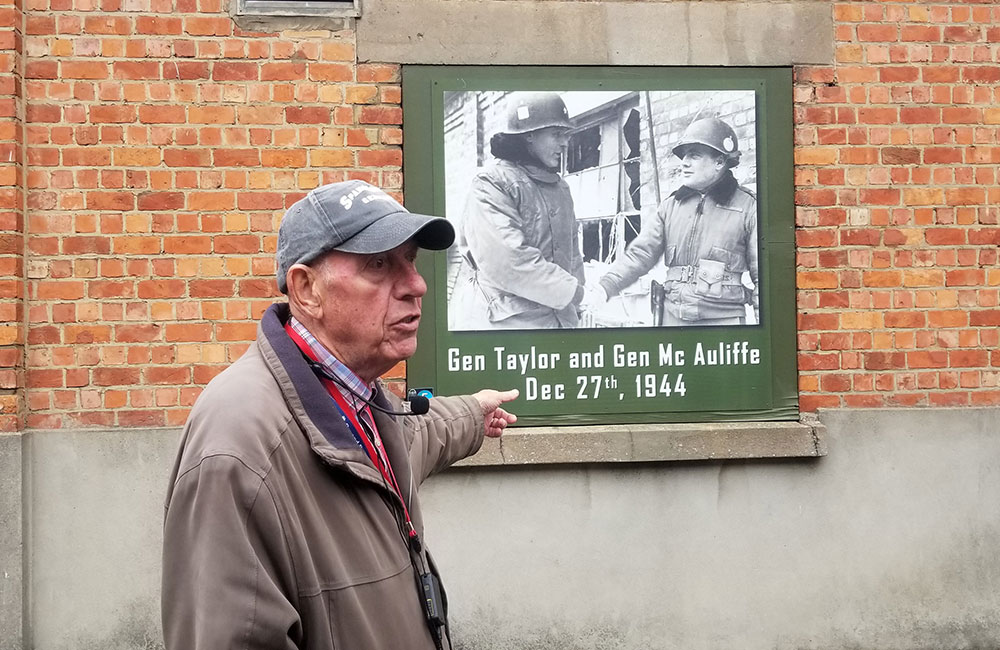 Local Guide at the Bastogne barracks Local Guide at the Bastogne barracks