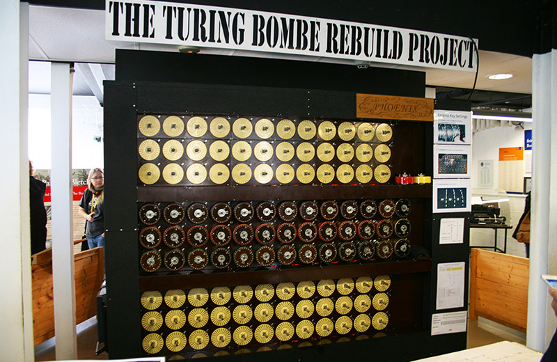 Alan Turing's code-braking Bombe machine Alan Turing's code-braking Bombe machine