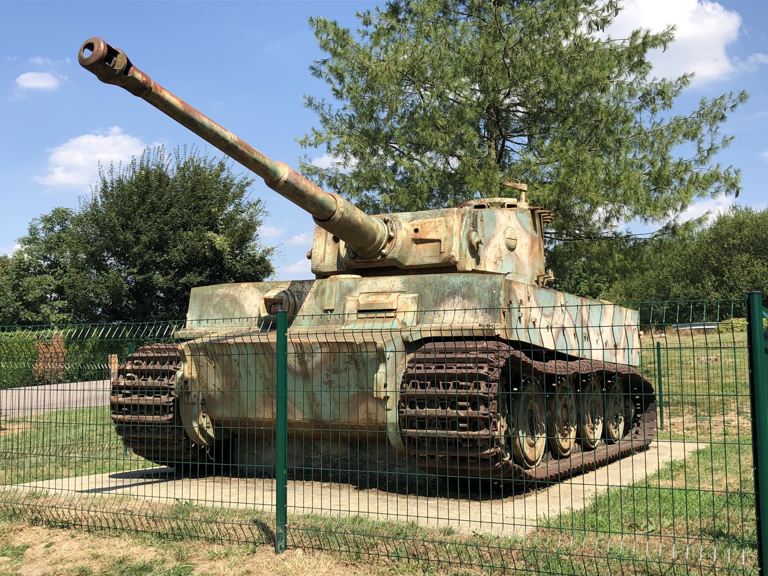 The Vimoutiers Tiger in Normandy is one of only two Tiger I tanks on outdoor display. When was it abandoned?