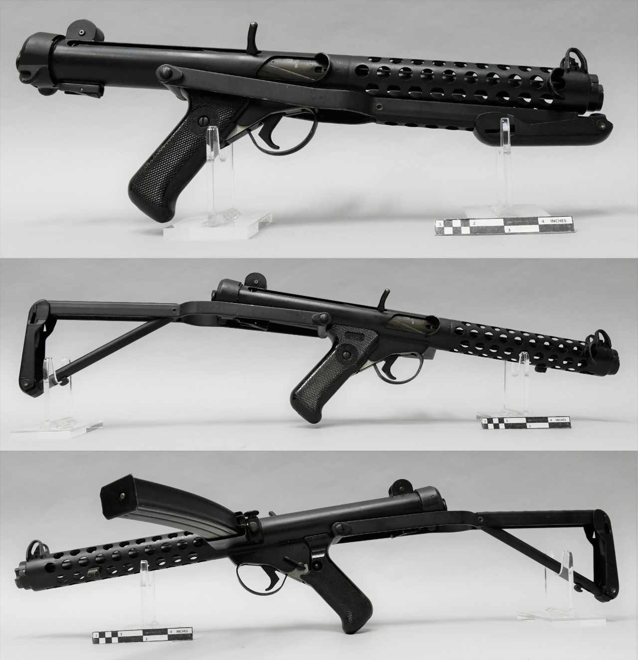 The Star Wars films (and TV series) famously used many real World War II (and other) guns to build props for futuristic weapons. Who are most commonly seen wielding “blasters” based on the British Sterling submachine gun?