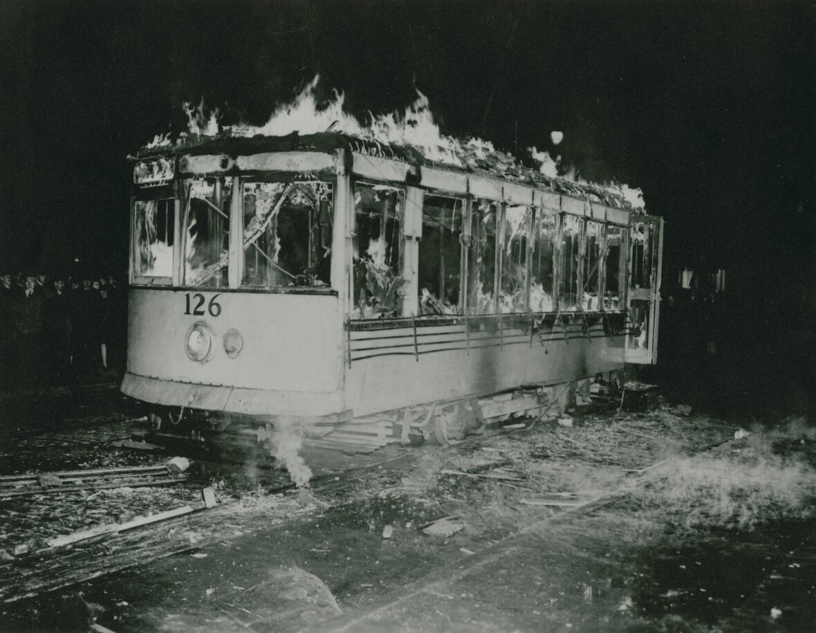 What was the cause of the Halifax Riot that occurred in Halifax, Nova Scotia, Canada, during World War II?