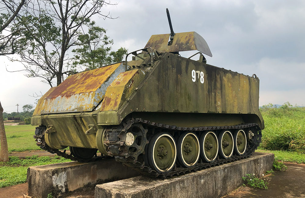 Armored vehicle at Khe Sanh Combat Base Armored vehicle at Khe Sanh Combat Base