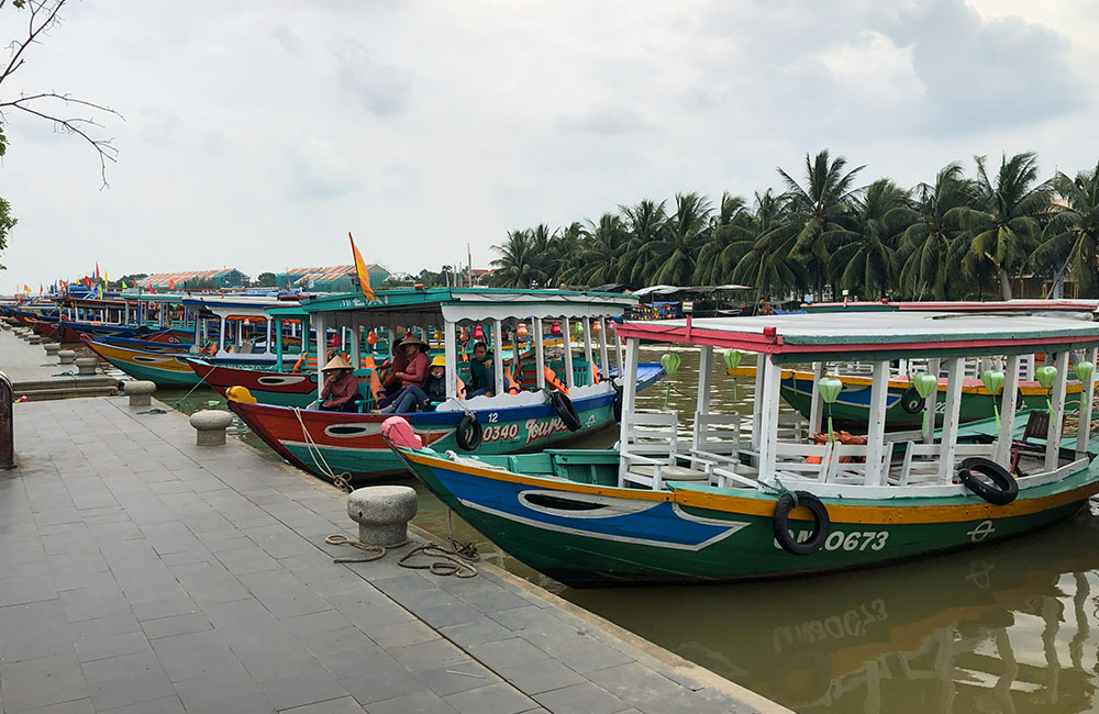 Boats at Hoi An Boats at Hoi An