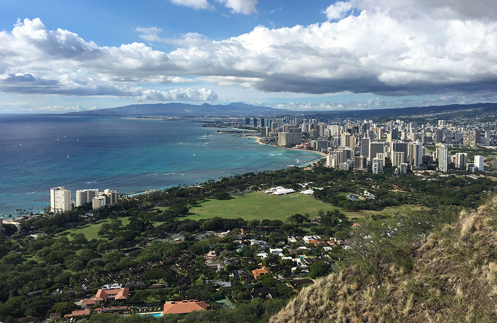 View from Diamond head