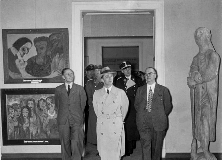 What was the German name for “degenerate art,” a collection of art styles banned in Nazi Germany?