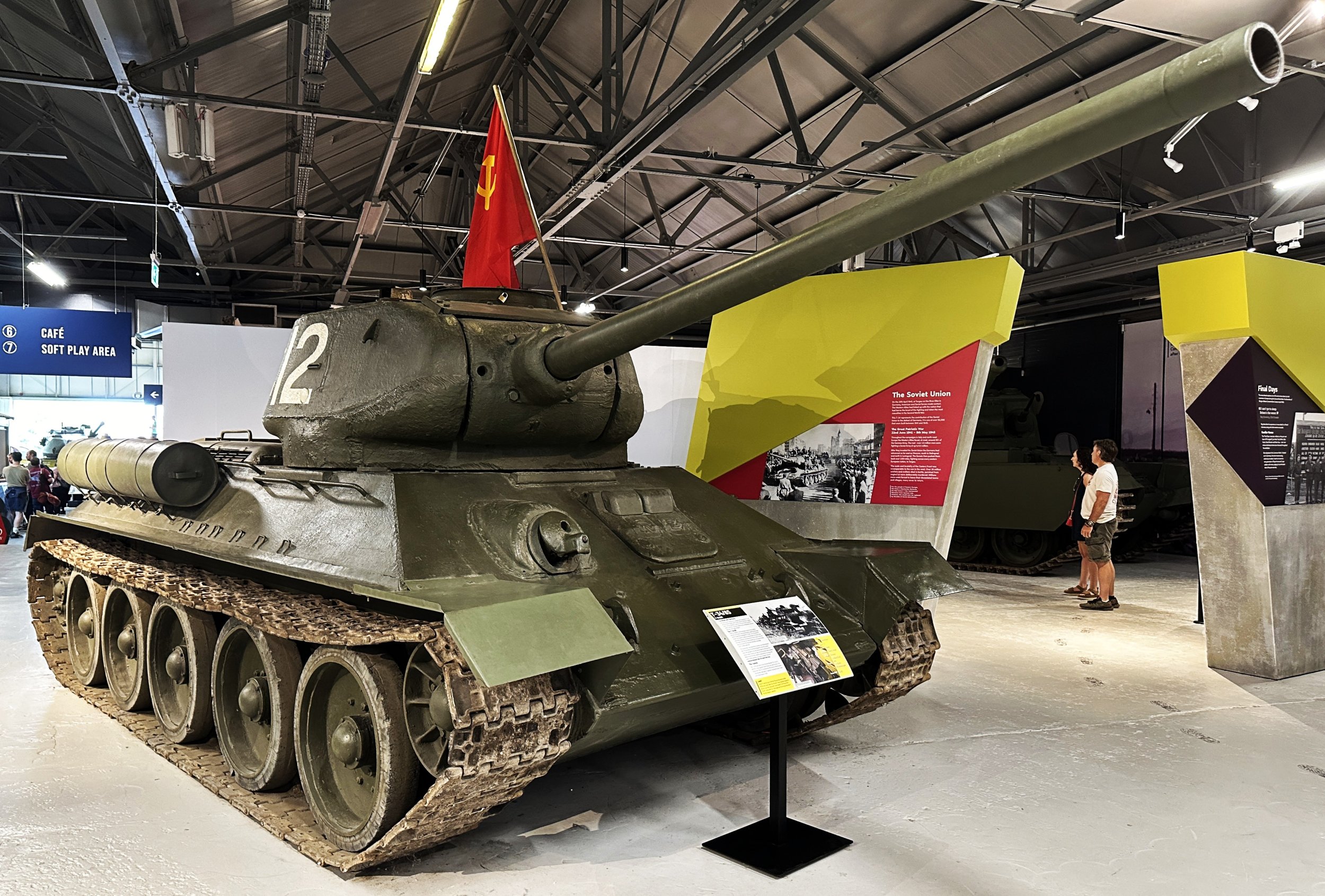 What does the number 34 stand for in the name of the ubiquitous Soviet T-34 tank?