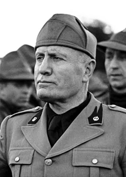 Where were the bodies of Italian dictator Benito Mussolini and his mistress publicly displayed after they were captured and killed by partisans?