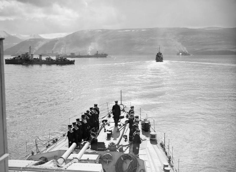 What was the route of Allied 