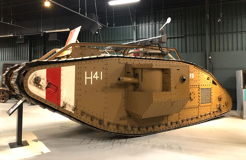 British Mark V in Bovington British Mark V in Bovington